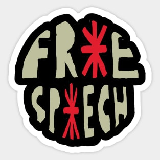 Free Speech Sticker
